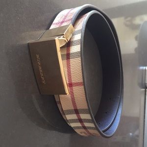 Authentic Burberry belt